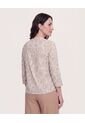 Blusa Basica Manga ¾  Para Mujer Café Ostu de Ostu