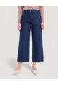 Jean Culotte Wide Flow  Para Mujer Azul Ostu de Ostu