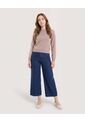 Jean Culotte Wide Flow  Para Mujer Azul Ostu de Ostu