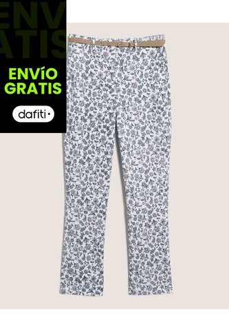 Pantalón  Para Mujer Chino Color Avena Marca Ostu #40070927 Ostu