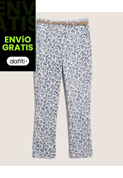 Pantalón  Para Mujer Chino Color Avena Marca Ostu #40070927