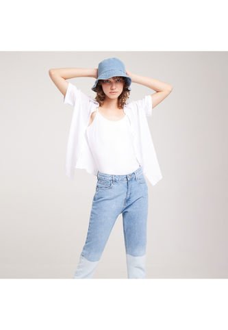 Top Para Mujer Top Color Blanco Marca Ostu #40220088 Ostu