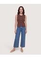Jean Culotte Easy Fit  Para Mujer Azul Ostu de Ostu