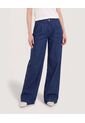 Jean Wide Leg Prenses  Para Mujer Azul Ostu de Ostu