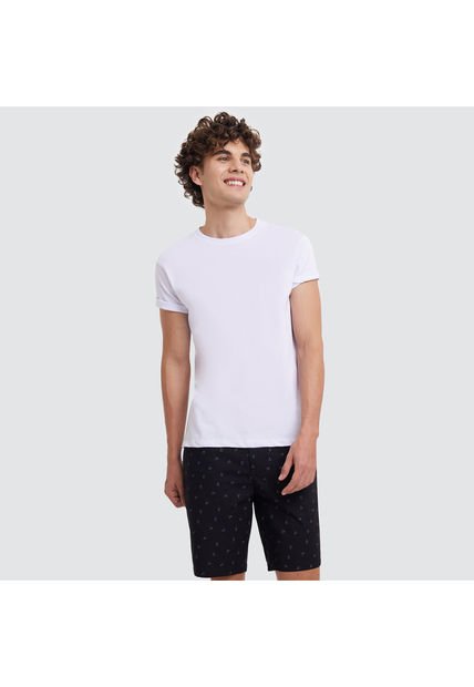 Bermuda Para Hombre  Color Negro Marca Ostu #60100186