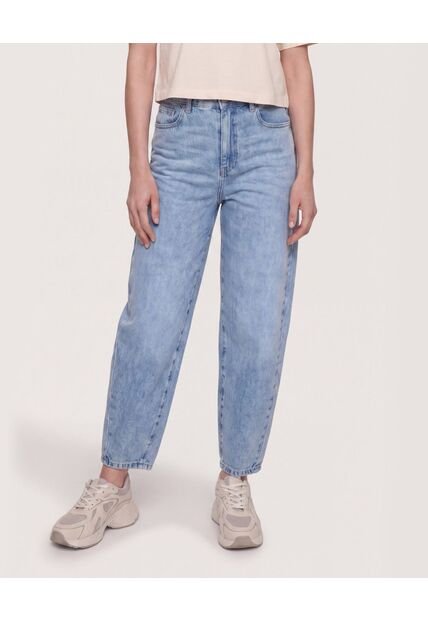 Jean Barrel Urban Fit  Para Mujer Azul Ostu