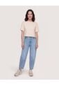Jean Barrel Urban Fit  Para Mujer Azul Ostu de Ostu