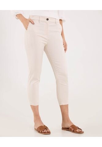 Pantalon Para Mujer Capri Color Café Claro Marca Ostu #40070559 Ostu