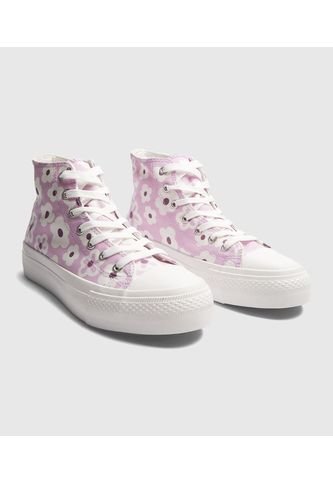 Tenis Para Mujer Canvas Color Lila Marca Ostu #40720180 Ostu