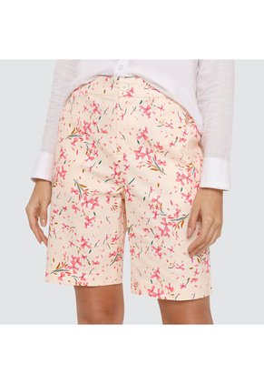 Bermuda Mujer Ostu  Rosa Algodón