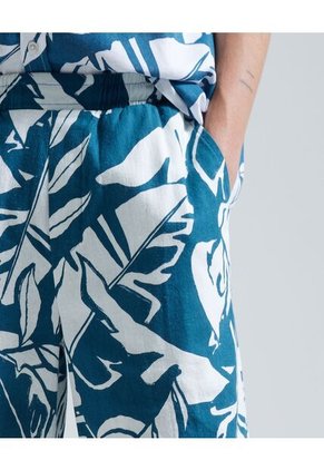 Bermuda Para Hombre  Color Azul  Marca Ostu #60100306