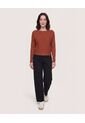 Jean Barrel Dark Shape  Para Mujer Negro Ostu de Ostu