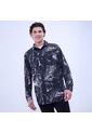 Camisa Para Hombre Manga Larga Sin Bolsillo Color Negro Marca Ostu #60010771 de Ostu