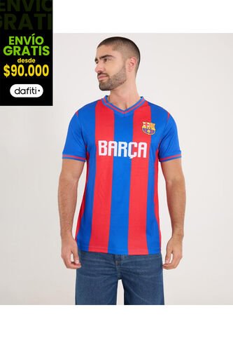 Camiseta Para Hombre Manga Corta Cuello V Color Azul Marca Ostu #60091815 Ostu