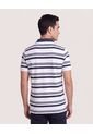 Polo Cuello Tejido A Rayas  Para Hombre Azul Ostu de Ostu