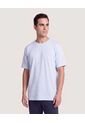 Camiseta Regular Preteñida Klang  Para Hombre Azul Ostu de Ostu
