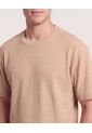 Camiseta Regular Preteñida Klang  Para Hombre Café Ostu de Ostu
