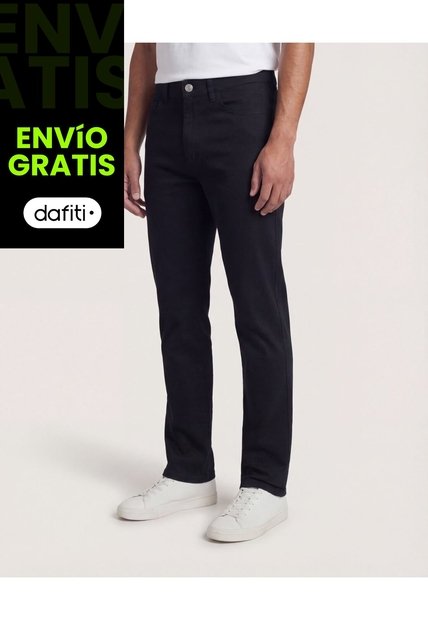Pantalón  Para Hombre 5 Bolsillos Color Negro Marca Ostu #60070536