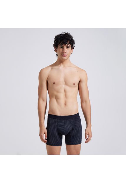 Boxer Hombre Ostu Filete Negro Poliéster 60000331-10