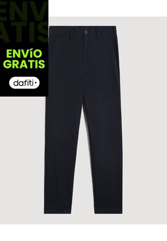 Pantalón  Para Hombre Chino Color Azul Marca Ostu #60070563 Ostu