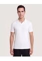 Polo Tricot Line Texture  Para Hombre Crema Ostu de Ostu