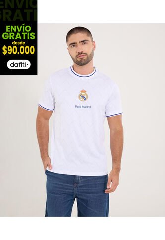 Camiseta Para Hombre Manga Corta Cuello Redondo Color Blanco Marca Ostu #60091816 Ostu