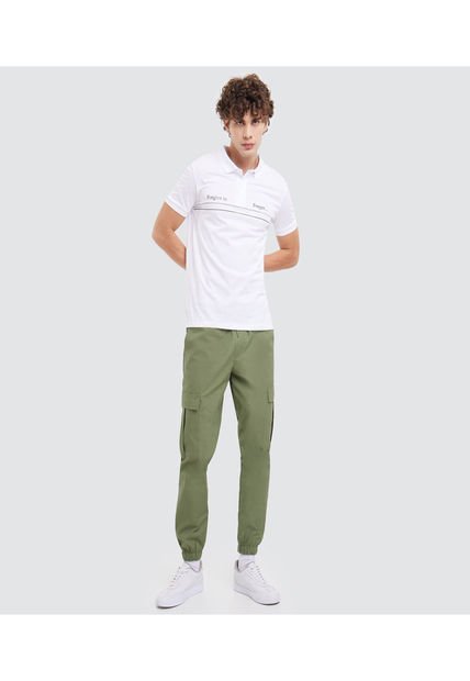 Pantalon Para Hombre Jogger Color Verde  Marca Ostu #60070215
