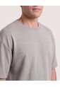 Camiseta Oversize Texturizada  Para Hombre Verde Ostu de Ostu