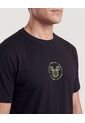 Camiseta Mickey Take It Easy  Para Hombre Negro Ostu de Ostu