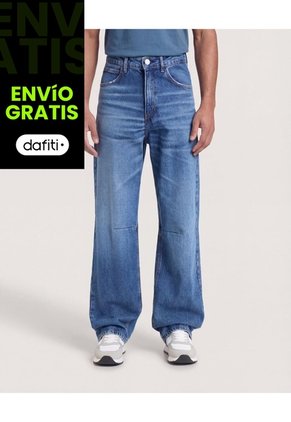 Jean Para Hombre Loose Color Azul Marca Ostu #60160446