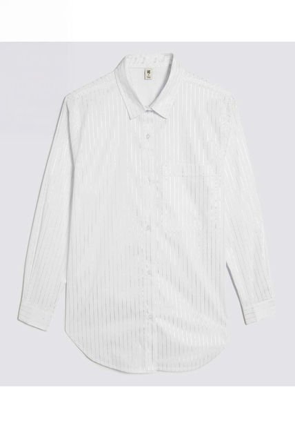 Camisa Para Niña Manga Larga Color Blanco Marca Ostu #90010011