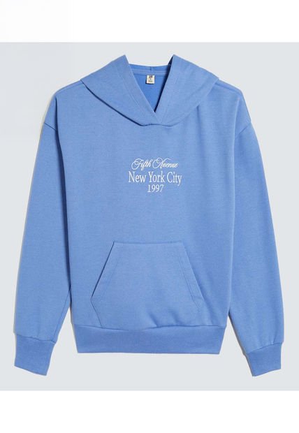 Buzo Para Niña Hoodie Color Azul  Marca Ostu #90060122