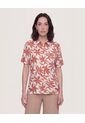 Camisa Manga Corta  Para Mujer Rojo Ostu de Ostu