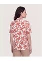 Camisa Manga Corta  Para Mujer Rojo Ostu de Ostu