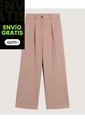 Pantalón  Para Mujer Moda Color Camel Marca Ostu #40070885 de Ostu