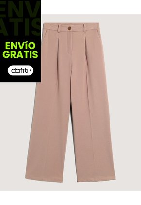 Pantalón Para Mujer Moda Color Camel Marca Ostu #40070885