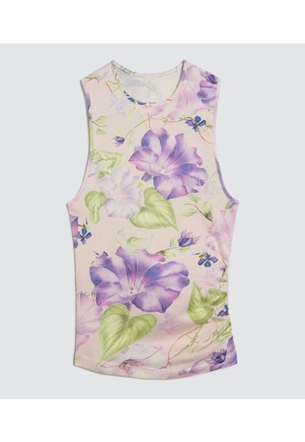 Camiseta Para Mujer Manga Sisa Color Lila  Marca Ostu #40092258