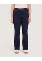 Jean Skinny Flare De Tiro Medio  Para Mujer Azul Ostu de Ostu