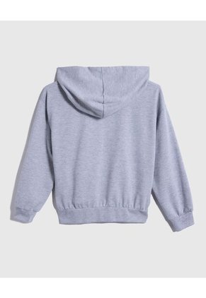 Buzo Para Niña Hoodie Color Gris  Marca Ostu #90060105