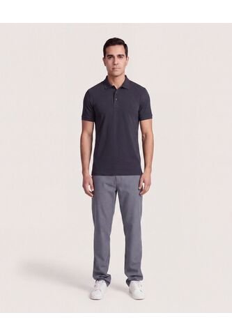 Polo Basica  Para Hombre Azul Ostu Ostu