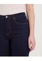Jean Skinny Flare De Tiro Medio  Para Mujer Azul Ostu de Ostu