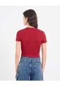 Crop Top Basico  Para Mujer Vino Ostu de Ostu