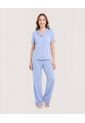 Pijama Resort Relax  Para Mujer Azul Ostu de Ostu