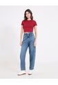 Crop Top Basico  Para Mujer Vino Ostu de Ostu