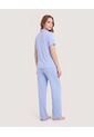Pijama Resort Relax  Para Mujer Azul Ostu de Ostu
