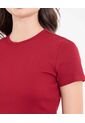 Crop Top Basico  Para Mujer Vino Ostu de Ostu