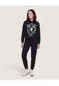 Hoodie Maléfica Dark Roses  Para Mujer Negro Ostu de Ostu