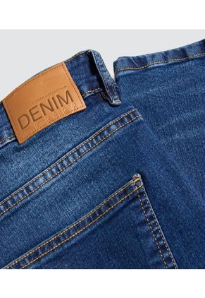 Jean Para Hombre Slim Color Azul Medio Marca Ostu #60160350