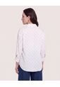 Blusa Fluid Manga 3/4  Para Mujer Café Ostu de Ostu