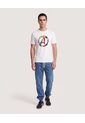 Camiseta Avengers Circle Art  Para Hombre Crema Ostu de Ostu